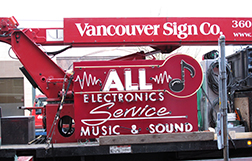 All Service Musical Neon Sign